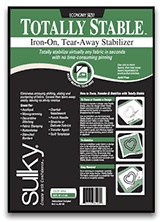 Stabilizer - Sulky - Totally Stable - Black - 12" x 12 Yards